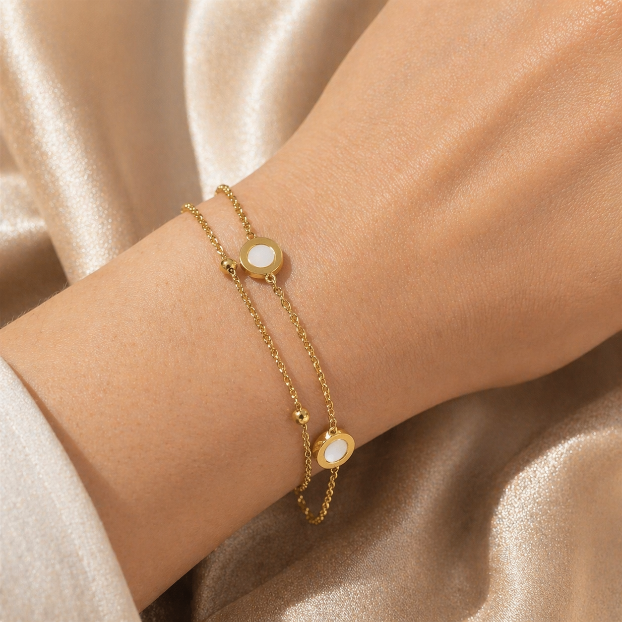 Luna Dual Chain Bracelet