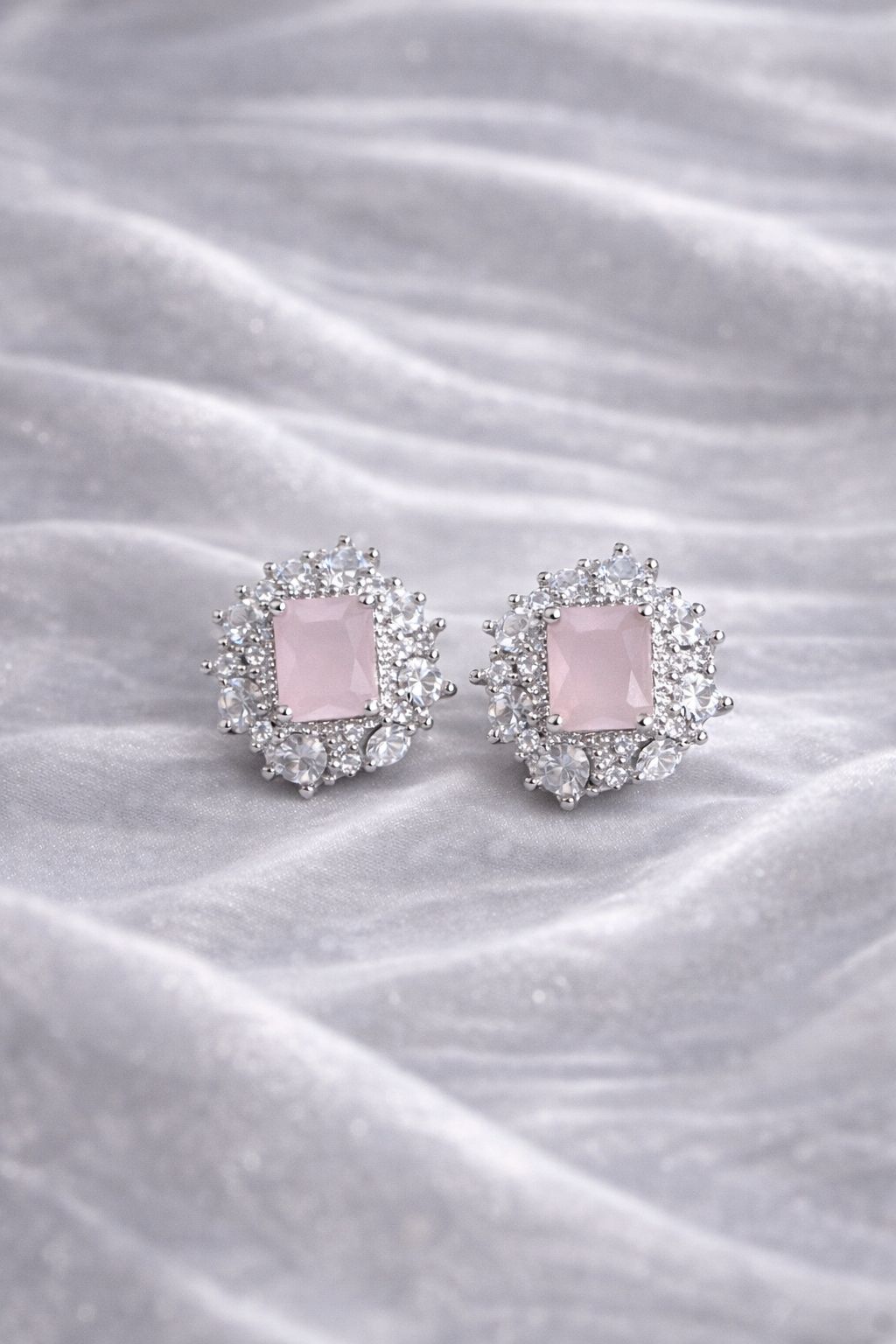 Celeste Stud Earrings – Blush